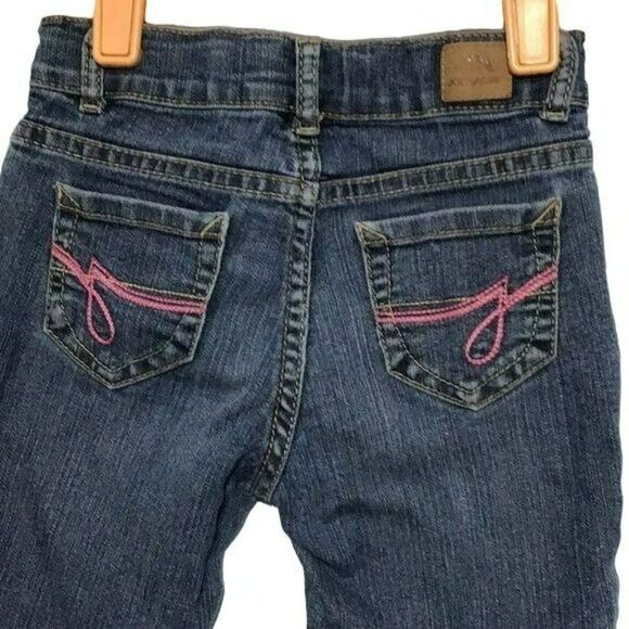 Jordache Toddler Bootcut Jeans 4T Dark Wash - Picture 9 of 11